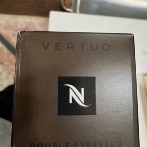 Nespresso Vertuo Double Espresso Pods in Brown Packaging sleeve (10)